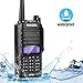 Price comparison product image Waltalkie Walkie Talkie, High Power Two Way Radio Walkie Talkie Transceiver with Built-in LED Flashlight, IP66 Waterproof & Dustproof for Indoor & Outdoor Activities - Black