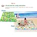 Fuloon Double Sided Waterproof Baby Boys Girls Play Mat Soft Environment Friendly Toddler Activity Play Gym Mat Ideal Gift for Baby 200CM x 180CM x 0.5CM
