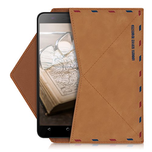 kwmobile Funda Fina para Smartphones con dise o de Sobre - Funda de Piel sint tica Delgada Funda Protectora Bolso Funda en marr n Claro - Compatible por ej con Samsung Apple reviews kwmobile Funda Fina para Smartphones con dise o de Sobre - Funda de Piel sint tica Delgada Funda Protectora Bolso Funda en marr n Claro - Compatible por ej con Samsung Apple