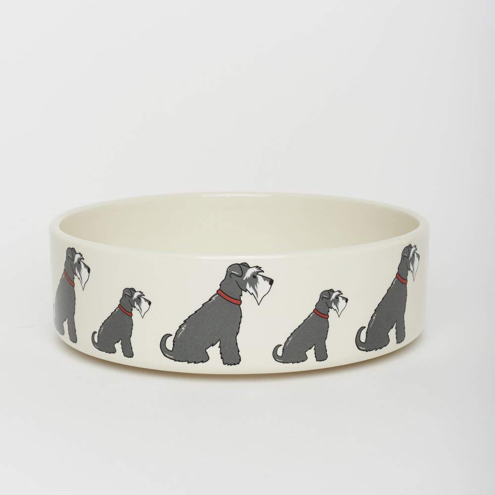 Schnauzer large dog bowl (small also available) Dogs.co.uk