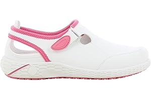 SAFETY JOGGER Chaussure de Sécurité pour Femme - Lina - Chaussure de Travail Légère et Confortable avec Scratch - Idéales pour Infirmières et Cuisine - Antidérapantes - Oxypas