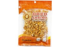 FOOD SANCTUARY Asean Seas Dried Shrimps Medium Size 100g | Premium Sun-Dried Shrimp for Authentic Asian Cooking