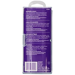 Tweezerman Nickel Moustache Scissors - Image 2