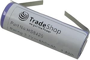 Trade-Shop – Batería de Ni-Mh 3,6 V/3,7 V/650 mAh, para Philips HS8020 HS8040 HS8060 HS8070 HS8420 HS8420/23 HS8440 HS8460 HS de 8020 HS de 8040 HS de 8060 HS de 8070 HS pdx-8420 HS pdx-8420/23 HS de 8440 HS de 8460, sustituye a Philips kr11 2rrl KR de 112 de RRL us14 430vr US de 14430 de VR