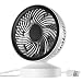 Produktbild Mini Ventilator, OMorc Tragbarer Schreibtischventilator USB Tischventilator Portable Desk Fan mit ON / OFF-Taste für einfache Steuerung, Der beste Wahl für Büro, Wohnzimmer, Schlafzimmer, Studentenwohnheim
