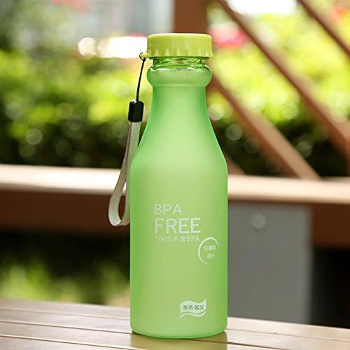 350ml 550ml Scrub Colorful Plastic Water Bottle BPA Free Portable Drinkware Leakproof Travel Bottle