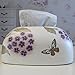 Produktbild CKH American Pastorale Kreative Europäische Mode Niedlich Einfache handbemalte Keramik Tissue Box Tray Papiertuch Rohr Tisch Pendel Traum Blume