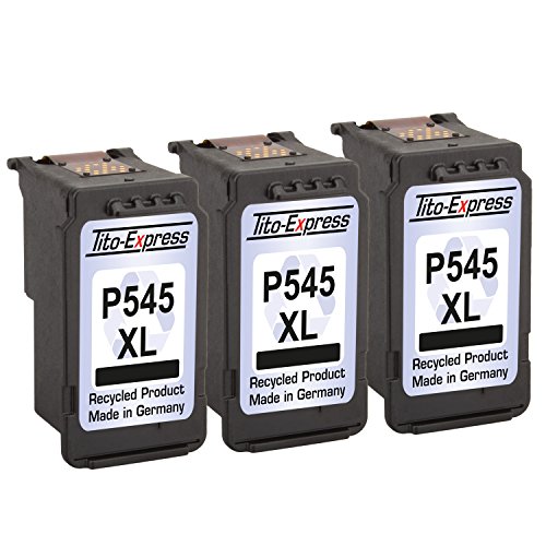 PlatinumSerie® 3 Patronen XXL für Canon PG-545 XL Black IP2850 MG2550 MG2500 Series MG2450 MG2400 Series MG2950 MG2455 MG2555 IP2800 Series MG2900 Series - 2