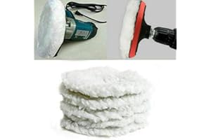 CZ HEZHU EU 5tlg Weiß Polierfell Polierscheibe Polierhaube Polierpad für 240mm Poliermaschine