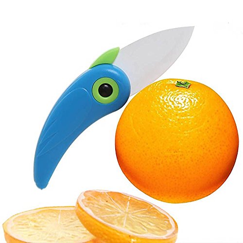 MMRM Mini Vogel-Art Folding Keramikmesser Gemüsefrucht-Schnipsel-Messer zufällige Farbe - 4