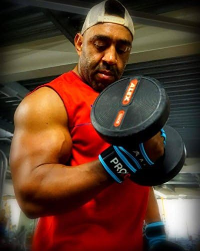 Black - Cross Training Gloves with Wrist Support for Fitness, WOD, Weightlifting, Gym Workout &amp; Powerlifting - Silicone Padding to avoid Calluses - Suits both Men &amp; Women, Strong Grip