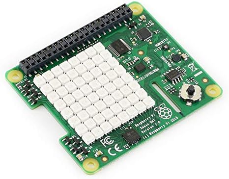 Waveshare Sense HAT add-on board for Raspberry Pi from the Foundation RGB LED Matrix Joystick Multi Sensors Gyroscope Accelerometer Magnetometer Temperature Barometric pressure Humidity