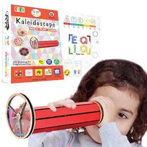 EQIQ Think Labs DIY Kaleidoscope Kit for Kids Age 6, 7, 8, 9+ Years| STEM Learning Toys | Educational & Construction Based Activity Game for Boys and Girls