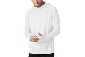 WILLIT Rashguard Sweat à capuche à manches longues pour homme - Léger - Pour la pêche et l'extérieur
