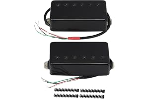 FLEOR Humbucker dubbel spole pickuper hals och bro pickup keramisk magnet kompatibel med LP-stil elgitarr för gitarrdelar ers