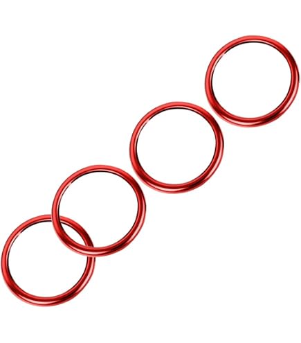 Kit Strass Pour Audi A1 S1 2010-2018 - Anneaux De Sortie D'air Et Boutons Volume - Alliage Aluminium Et Strass Brillants