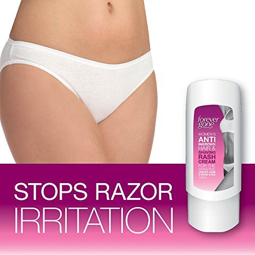 FOREVER GONE WOMENS INGROWN HAIR CREAM FOR SENSITIVE UNDERARM & BIKINI LINE