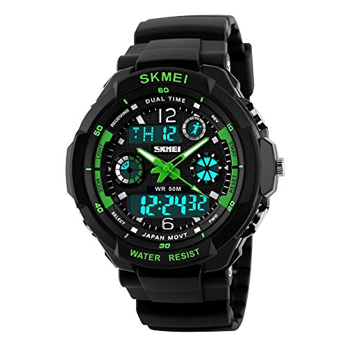 Hiwatch Orologio Bambino Sportivo LED Digitale Resistente all'Acqua Orologio Multifunzionale da Polso per Ragazze e Ragazzi