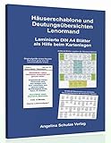 Häuserschablone und Deutungsübersichten Lenormand: Laminierte DIN A4 Blätter als Hilfe beim Kartenlegen by 