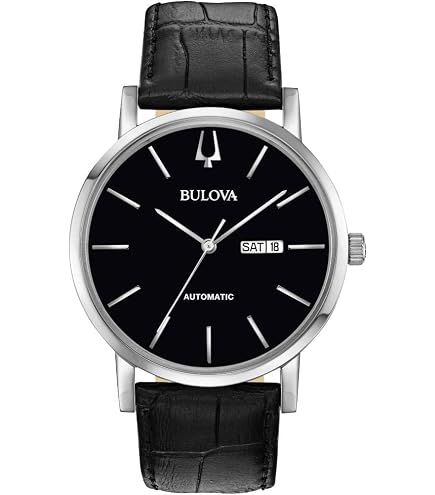 96B312 - Orologio uomo BULOVA Clipper, quadrante argento