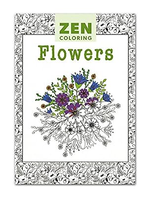 Guild of Master Craftsman Zen livre de coloriage : fleurs