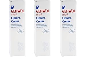3 x gehwol Med lipidro Color Crema 3 x 125 ml Crema de pies Cuidado con urea