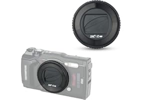 JJC Objektivdeckel für Olympus TG-7 TG-6 TG-5 TG-4 TG-3 TG-2 TG-1 Kamera ersetzt Olympus LB-T01 Objektivschutz