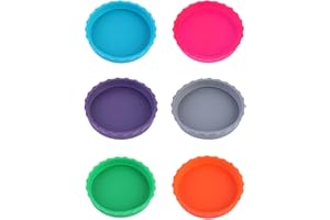 YURUIHKAO 6 Pcs Crested Gecko Water Dish & Food Bowl, Silicone Reptile Feeding Cups for Bearded Dragon, Tortoise, Lizard, Frog, Tank Terrarium Accessories Supplies for Snake, Chameleon and Small Pet(Multicolor)