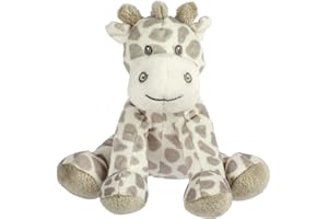 Suki Gifts, Bing Bing Giraffe Plush Toy with Rattle, Grey 10167, 15 cm