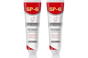 JESSHINY 2pcs Sp-4 Toothpaste,Sp-4 Breath Toothpaste,Probiotic Tooth Whitening Agent,Breath Freshing Whiting Toothpaste for Adults,Dazzling White Toothpaste,Enamel Strengthening Toothpaste