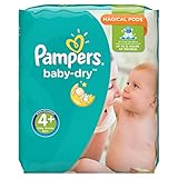 Pampers Baby-Dry Nappies Monthly Saving Pack - Size 4+, Pack of 152