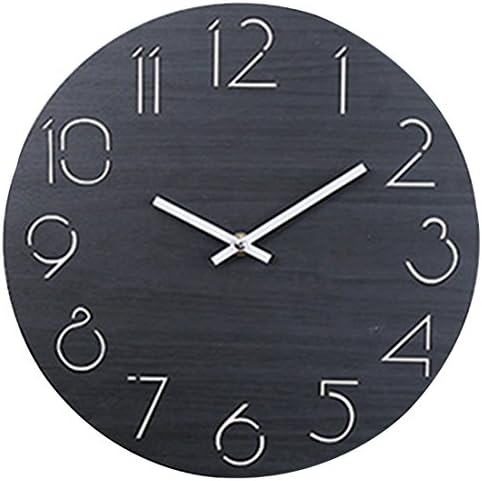 Wall Clock Kitchen,Likeluk 11inch (30cm) Vintage Silent Wall Clock Living Room Clocks for Home Office Decoration Gifts
