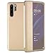 Produktbild Caler Hülle Kompatibel Huawei Mate 20 Pro Hülle,Smart Case-Ansicht, Spiegel Cover Clear View Crystal Case Flip Intelligenten Schutzhülle Handyhülle etui Huelle mit Frau Mirror Tasche Ledertasche