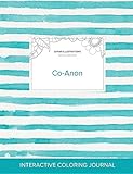 Image de Adult Coloring Journal: Co-Anon (Safari Illustrations, Turquoise Stripes)