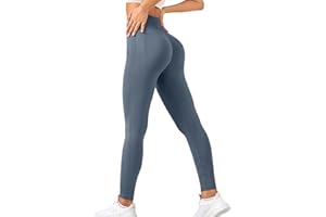 Neteson Mallas Deporte Mujer Push Up Cintura Alta Pantalones de Yoga Elásticos Leggins Control de Barriga Sin Costuras Scrunch Butt para Danza Gym Fitness