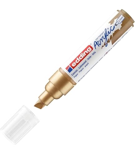 Marabu 12400103365 12400103365-YONO, penna acrilica versatile con punta rotonda giapponese, a base d'acqua, resistente alla luce e impermeabile, per quasi tutte le superfici, 1,5-3 mm