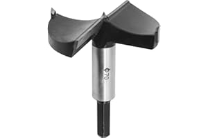 Yuhtech Wiertło Forstner 70 mm, profesjonalne wiertło z twardego metalu Forstner, wiertło do otworów, wiertło do drewna, wiertła do drewna, twardego drewna, tworzywa sztucznego, sklejki (70 mm)