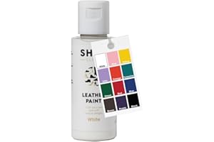 Shoe Clinic Leather Paint | Trainer, Sneaker, Shoes, Boots & Footwear Colour Painting | Quick Drying Vibrant Colours | Flexible & Permanent Shoe Paint | Scratch, Peel & Crack Resistant | (White) 50ml