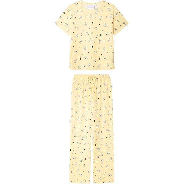 women'secret Pijama Rayas Estampado Snoopy Ensemble De Pyjama Femme