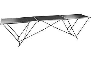 DEMA tavolo pieghevole/tavolo da tappezziere con scala