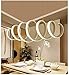 Produktbild GGO LED Kronleuchter Acryl Spirale Kronleuchter Kronleuchter LED Insel Kronleuchter Für Moderne Wohnzimmer Schlafzimmer Esszimmer Dimmen 100 * 30 cm