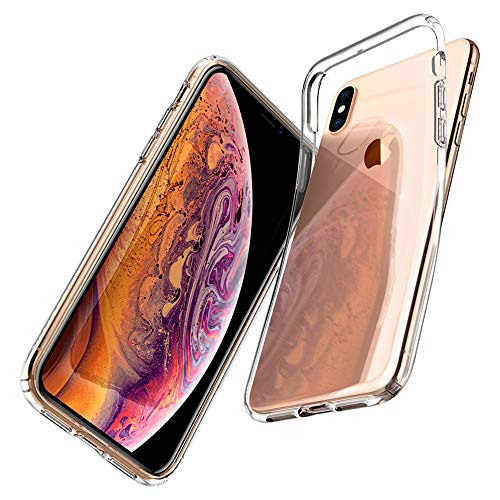 Spigen Liquid Crystal, iPhone XS Hülle, iPhone X Hülle, Transparent TPU Silikon Handyhülle Kratzfest Durchsichtige Schutzhülle Flex Case für iPhone XS/iPhone X (Crystal Clear) 057CS22118 Spigen Liquid Crystal, iPhone XS Hülle, iPhone X Hülle, Transparent TPU Silikon Handyhülle Kratzfest Durchsichtige Schutzhülle Flex Case für iPhone XS/iPhone X (Crystal Clear) 057CS22118