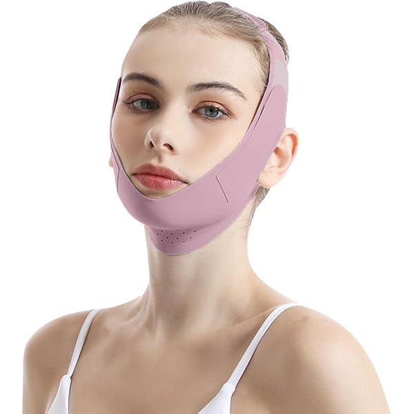 GGUFAY Wiederverwendbarer Chin Strap – Face-Lifting Maske Für Frauen, Grün, Für Alle Gesichtsformen