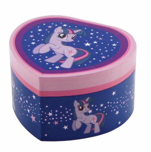 Girls Trousselier My Little Pony Heart Musical / Music Jewellery Box - Ideal present for girls christening or birthday