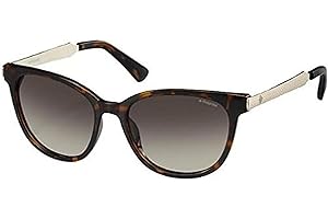 CARRERA Polaroid Okulary przeciwsłoneczne damskie PLD 5015/S kocie oko, ciemna Hawana/spolaryzowane brązowe, 55 mm, 18 mm, Ciemna Hawana, 55/18/140