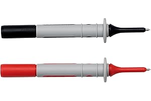 Chauvin Arnoux Sondes de test avec prise 4 mm - CAT IV et CAT III - 1000 V - PVC - Rouge + noir