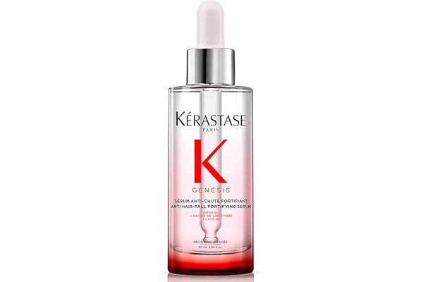 Kérastase, Genesis, Sérum Anti-caída, Fortificante, Activador y Fortalecedor Diario, Para Pelo Débil o Frágil, Sérum Anti-Chute Fortifiant, 90 ml