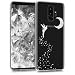 Produktbild kwmobile Hülle für Samsung Galaxy S9 Plus - TPU Silikon Backcover Case Handy Schutzhülle - Cover klar Fee Glitzer Design Silber Transparent