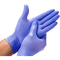 HandPro Nitrile Powder-free Hand Gloves (Blue, Medium) - Pack of 100