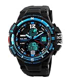 Reloj analógico y digital con diseño deportivo para hombre, impermeable...